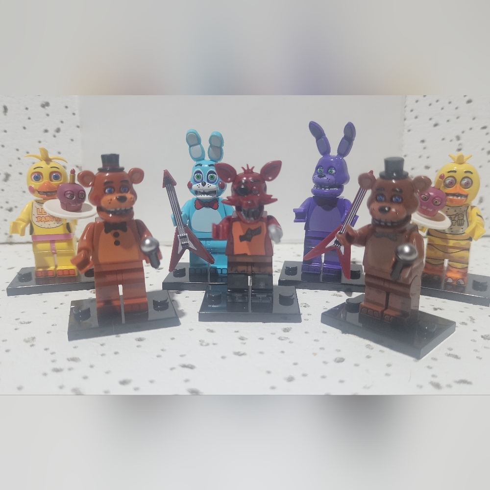 FNAF Complete Faze Bear Five Nights at Freddy's Building Block Minifigure